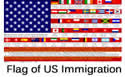 Flag of US Immigration