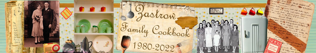 Zastrow Family Cookbook